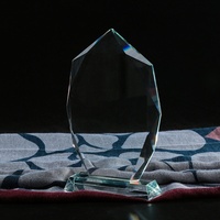 Trophée personnalisé en cristal blanc, plaque de récompense personnalisable pour le sport, la reconnaissance d'entreprise, cadeau de remise de diplôme, vente en gros