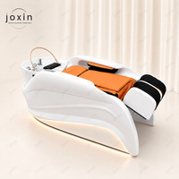Fauteuil de coiffure thaïlandais de luxe moderne pour salon, lit de lavage à airbag, fauteuil de massage électrique 4D pour spa capillaire complet