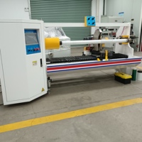 Machine de découpe automatique de rouleaux de ruban adhésif en papier, contrôlée par PLC, Schneider Siemens Mitsubishi