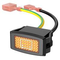 Luz de Advertencia de Batería de 48V con Lectura CDM Compatible con Club Car Precedent/Tempo/Onward 2014-UP Carro de Golf Eléctrico 103993901 105152301