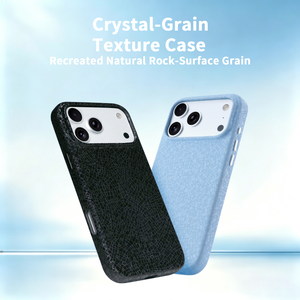 Étuis de téléphone portable en cuir PU magnétique à motif cristal tendance pour iPhone 18 16 17 Pro Max, coque de protection compatible avec la charge sans fil - Product Image 3