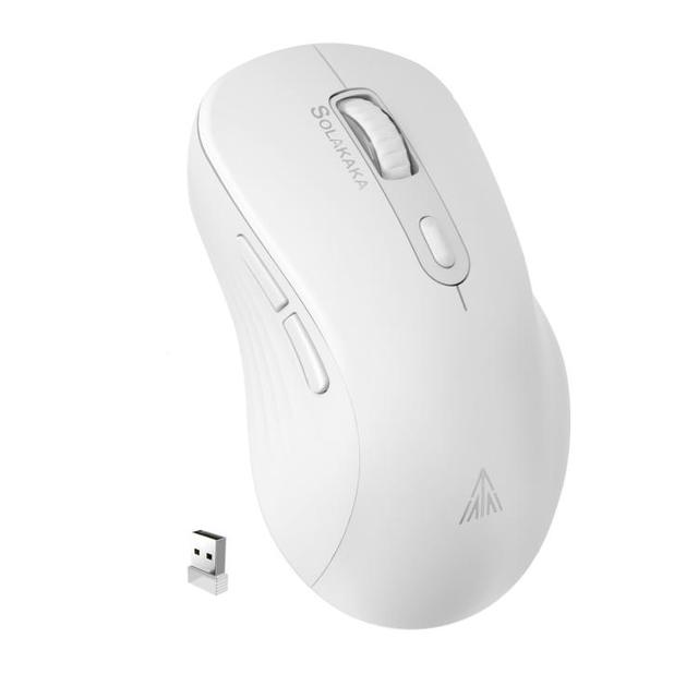 Wholesale Cheap Price SOLAKAKA SM66 4200DPI 2.4GHz + B Dual-mode Wireless Mouse for Computer Office Mice