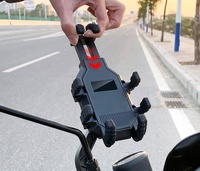 Support de téléphone pieuvre pour voiture, support de batterie électrique pour moto, pour la conduite et les livraisons, résistant aux chocs, pour la navigation