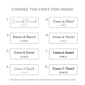 مخصص من خشب الجوز الخشبي الكلاسيكي الصغير + 50 نغمات متوفرة حركة كرنك - Product Image 6