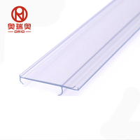 Profilé en PVC transparent extrudé, matériau résistant à la chaleur, profilé en PVC souple et dur co-extrudé
