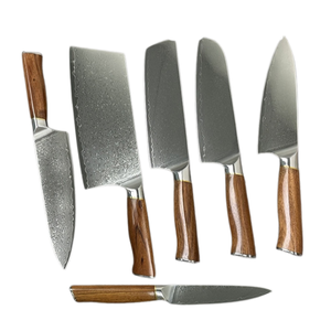 Couteau de boucher chinois en acier Damas à 67 couches, manche en bois de rose, tranchant pour couper la viande et les légumes, ustensile de cuisine, cadeau - Product Image 3