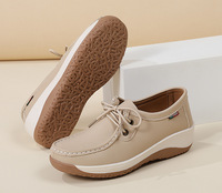 Chaussures de sport décontractées pour femmes, style mocassins, semelle souple, respirantes, pour l'extérieur, chaussures de marche