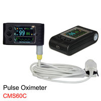 Freedcontec-oxymètre de pouls par empreinte digitale, Rechargeable, ordinateur pour contrôle le niveau du sang d'oxygène dans le sang, SPO2 PR HR, ccs60c