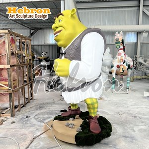 Figura <span class=keywords><strong>de</strong></span> Anime Personalizada <span class=keywords><strong>de</strong></span> Tamaño Real, Estatua <span class=keywords><strong>de</strong></span> <span class=keywords><strong>Shrek</strong></span> <span class=keywords><strong>de</strong></span> Resina <span class=keywords><strong>de</strong></span> Fibra <span class=keywords><strong>de</strong></span> Vidrio, Hecha a Mano y Pintada a Mano, Decoración para Halloween, Navidad, Pascua y <span class=keywords><strong>Año</strong></span> Nuevo - Product Image 4