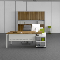 Table de travail informatique moderne de luxe de haute qualité, table de bureau à domicile, bureau de direction, bureau de PDG, bureau de direction