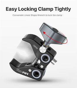 คลิปหนีบอเนกประสงค์ <span class=keywords><strong>Ulanzi</strong></span> UURig R060 สำหรับกล้อง DSLR, ขาตั้งกล้อง, กิมบอล, แขนจับอุปกรณ์, ร่ม, คานขวาง - Product Image 4