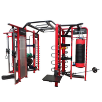 Machine de musculation multi-gym LonexFit Commercial Modular 4-8 stations Synergy 360, en acier robuste, kit d'accessoires complet pour installation clé en main