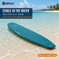 Planche de surf pour débutants, noyau EPS, pont souple XPE, fond rigide HDPE, planche de surf stable pour adultes, surf en vagues de plage, sports nautiques
