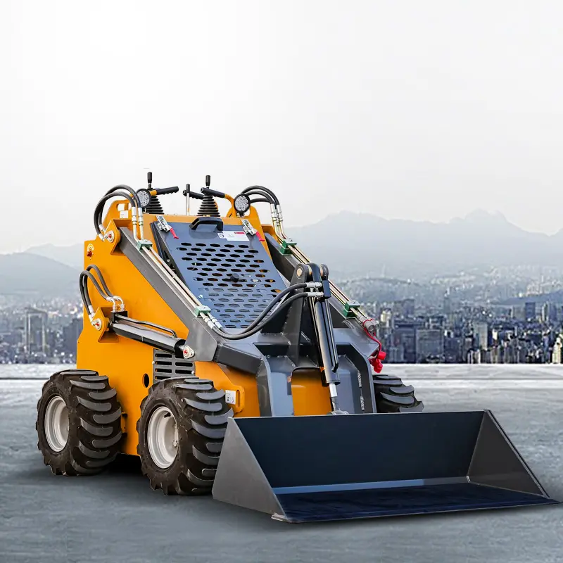 Ücretsiz kargo çin'den bir mini skid steer araba yükleyici satın marka MENG mini skid nokta dönüşlü yükleyici tam boy