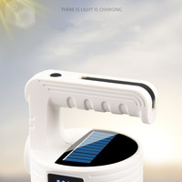 Panel Solar de mano, bombilla LED blanca, recargable, 2022