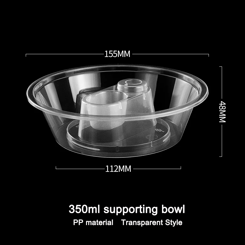 Bandeja de PP para Snacks de 350ml