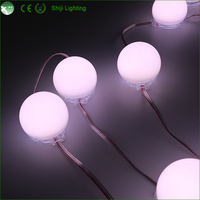 SHIJI DC24V 50mm Luz LED de Píxeles Navideña Permanente, 19mm, 7 LEDs SMD 5050 RGB, 1903 2811 IC, Fuente de Luz Puntual LED