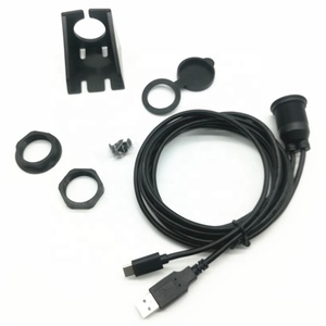 6FT USB2.0 + Loại c để USB 2.0 + USB C AUX Mở Rộng Dash Bảng Điều Chỉnh Không Thấm Nước Xe Tuôn Ra Gắn Cáp - Product Image 6