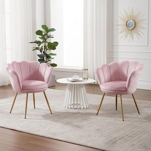 <span class=keywords><strong>Chaise</strong></span> de salle à manger moderne bleue en velours capitonné avec pieds dorés - Design durable pour les salons - Product Image 3