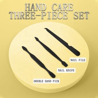 Ensemble de manucure et pédicure professionnel 12 en 1 Kit de toilettage des ongles Outils de soin des ongles avec étui de voyage Coupe-ongles