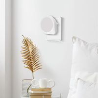 Veilleuse LED ABS de type Q avec adaptateur secteur enfichable, lampe de bureau écologique pour chambres d'enfants