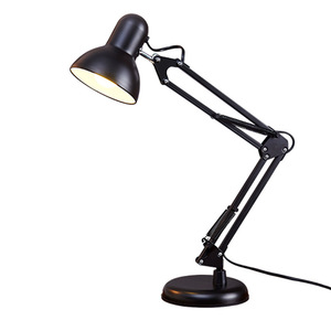 Avec base E27 <span class=keywords><strong>lampe</strong></span> de table en fer de couleur <span class=keywords><strong>vintage</strong></span> blanc marron <span class=keywords><strong>rouge</strong></span> noir - Product Image 6