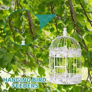 Swivel <b>Hooks</b> Dual Swivel <b>S</b> <b>Hooks</b> Twisters Hangers Wind Spinner Wind Chimes Hanging Windsocks for Indoor Outdoor Organization - Product Image 5