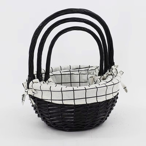 Cesto per Bucato in <span class=keywords><strong>Vimini</strong></span>, Novità in Vendita, Cesto Regalo Intrecciato a Mano, Contenitore in <span class=keywords><strong>Vimini</strong></span> con Manico - Product Image 1