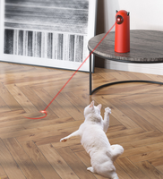 Jouet interactif intelligent pour chat et chien, balle automatique moderne, accessoires pour animaux de compagnie, laser LED, accessoires d'intérieur, électronique portable, ABS