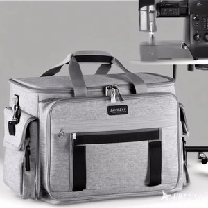 Sac de rangement pour accessoires de machine à coudre, imperméable, personnalisé, fabriqué en usine BSCI, sac de transport pour machine à coudre avec rembourrage amovible - Product Image 1