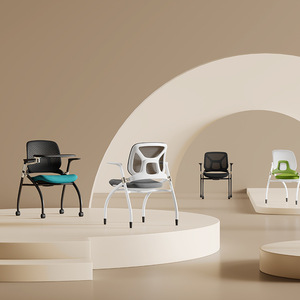 Silla de entrenamiento Prosperous Seat WZ-117 con tablero de escritura, silla de oficina de malla para escuelas e instituciones de formación - Product Image 2