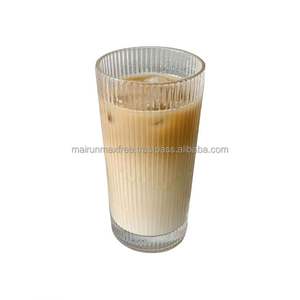 Verre à boisson écologique de style coréen de 375 ml avec couvercle et paille pour jus/eau/lait - Product Image 6