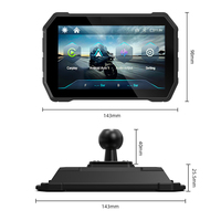 BECHO Pantalla Inalámbrica para Motocicleta con CarPlay y Android Auto, Monitor de Navegación GPS para Moto de 5 Pulgadas, Compatible con Rotación de Pantalla Automática, Precio Bajo