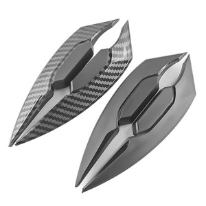 Qiangye Motorcycle <b>Wind</b> Deflector Carbon Fiber Black 15cm Universal Modification Part For Electric Motorcycles - Product Image 4