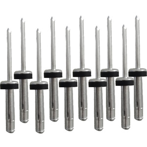 Remaches de aleación de aluminio, paquete de 10, para equipos de exterior, accesorios para barcos, instalación con tornillos - Product Image 1