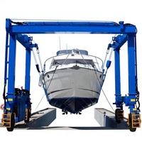 Grue mobile de levage de bateaux homologuée CE, fabriquée en Chine, capacité de 100 à 300 tonnes, pour yachts, avec ensemble complet de boîte de vitesses, moteur et roulement