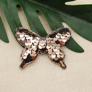 Patchs en tissu brodé papillon, pièces, étoffe stéréoscopique de haute qualité, couture sur paillettes - Product Image 6