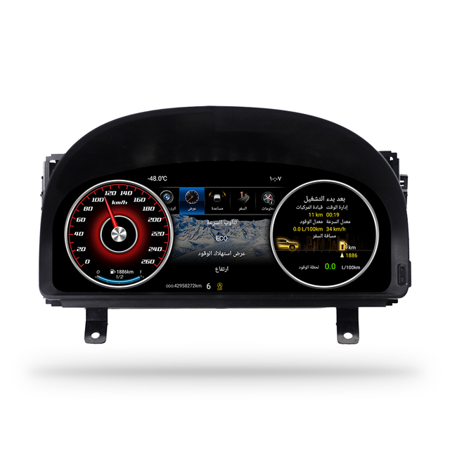 Digital Dashboard Panel Virtual Instrument Cluster CockPit LCD Speedometer for Toyota Alphard AH20 2008~2015
