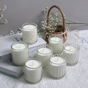 Varios Aromas Vela de cera de soja Nuevo estilo Velas perfumadas de lujo Fragancia natural Venta al por mayor Etiqueta personalizada Vela perfumada - Product Image 1