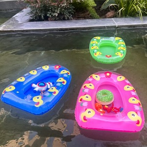 Anneau de natation gonflable lit <span class=keywords><strong>flottant</strong></span> bébé accessoires gonflables matelas pneumatique pour enfants anneau de natation en forme de <span class=keywords><strong>bateau</strong></span> de dessin animé mignon - Product Image 3