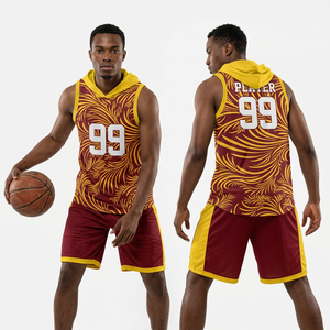 Maillots de football américain à capuche et compression personnalisés 7 contre 7, uniformes entièrement sublimés pour équipes 7 contre 7, avec sweat à capuche sans manches - Product Image 1