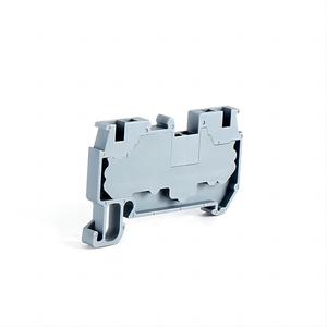 UTL 4mm2 플라스틱 스프링 소형 케이블 커넥터 엔드 커버 JUT14-4 딘 레일 타입 터미널 블록 - Product Image 5