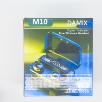 Nouveaux Écouteurs TWS M10 Original sans Fil de Sport Étanche, Hifi, USB, Intra-auriculaires, Réducteurs de Bruit, pour Gaming et Professionnel, Vente en Gros