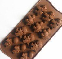 Silikon-Dinosaurier-Backform für Kuchen, Schokolade und Kekse, Eiswürfelform, Stapelbar und Leichtgewichtig