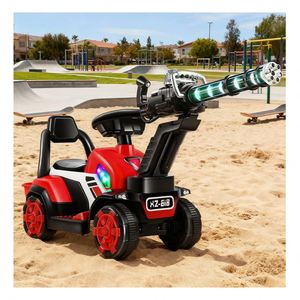 Large 3-<b>Wheel</b> Electric Tricycle for Kids with New Design <b>Plastic</b> Construction Ride-On Charging Port Seat - Product Image 2