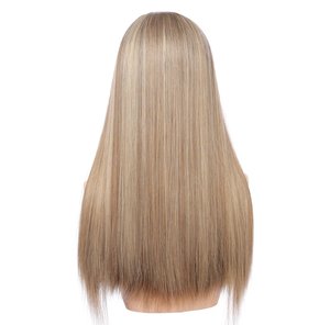 Perruque en cheveux humains vierges à 100 %, dentelle suisse HD, respirante <span class=keywords><strong>et</strong></span> transparente, taille de bonnet petite, moyenne, grande - Product Image 1