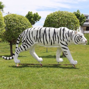 Bán Buôn Tùy Chỉnh Trắng Tiger Bộ Điêu Khắc Nhà Sản Xuất Cung Cấp Lớn Tiger Tượng Động Vật Nghệ Thuật Cho Ngoài Trời Trang Trí Nội Thất Điêu Khắc - Product Image 3