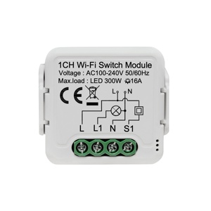 Trung Quốc Nhà máy tốt nhất 1 kênh cuộc sống thông minh app điều khiển tuya wifi thông minh mô-đun chuyển đổi cho tự động hóa nhà hệ thống PPST-S01-16A - Product Image 1