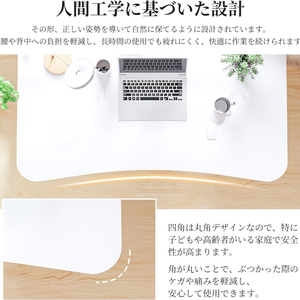 Bureau d'ordinateur facile à assembler, en bois, élégant, pour l'étude, la chambre à coucher, le salon, le comptoir, le poste de travail pour PC, le support de couture - Product Image 6