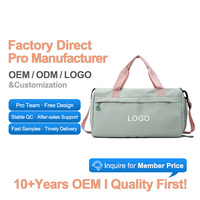 Sac de sport imperméable à prix d'usine, logo personnalisé, grande capacité, sac de voyage cosmétique, livraison rapide, sac de fitness léger et pliable
